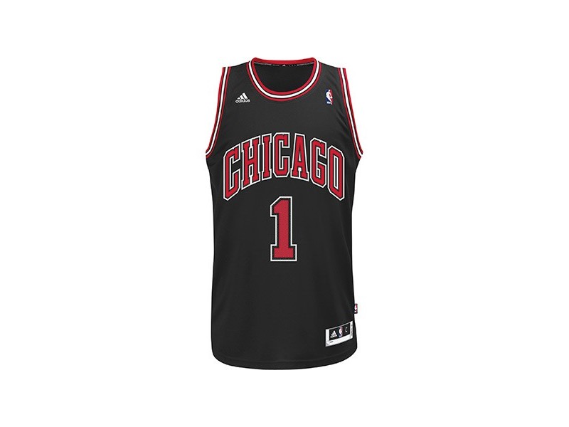 Maillot chicago bulls adidas swing man drose black