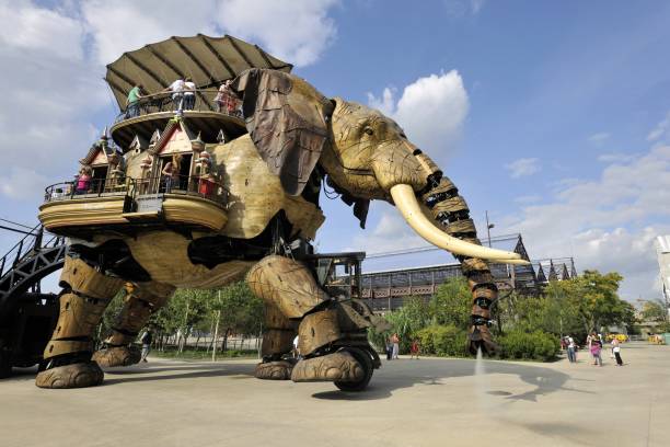 Machine Grand Eléphant sur l'île des machines à Nantes