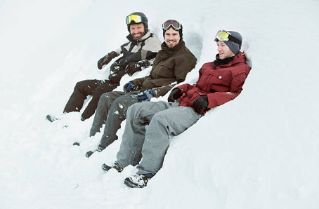 Partir en vacances au ski entre copains